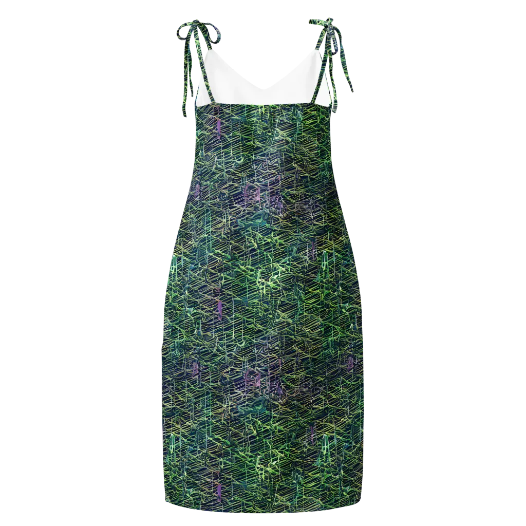 Abyssal Lines on Slip Dress — Back