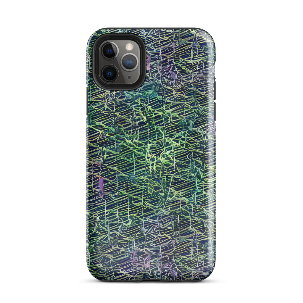 Abyssal Lines on Tough Case for iPhone® — Front
