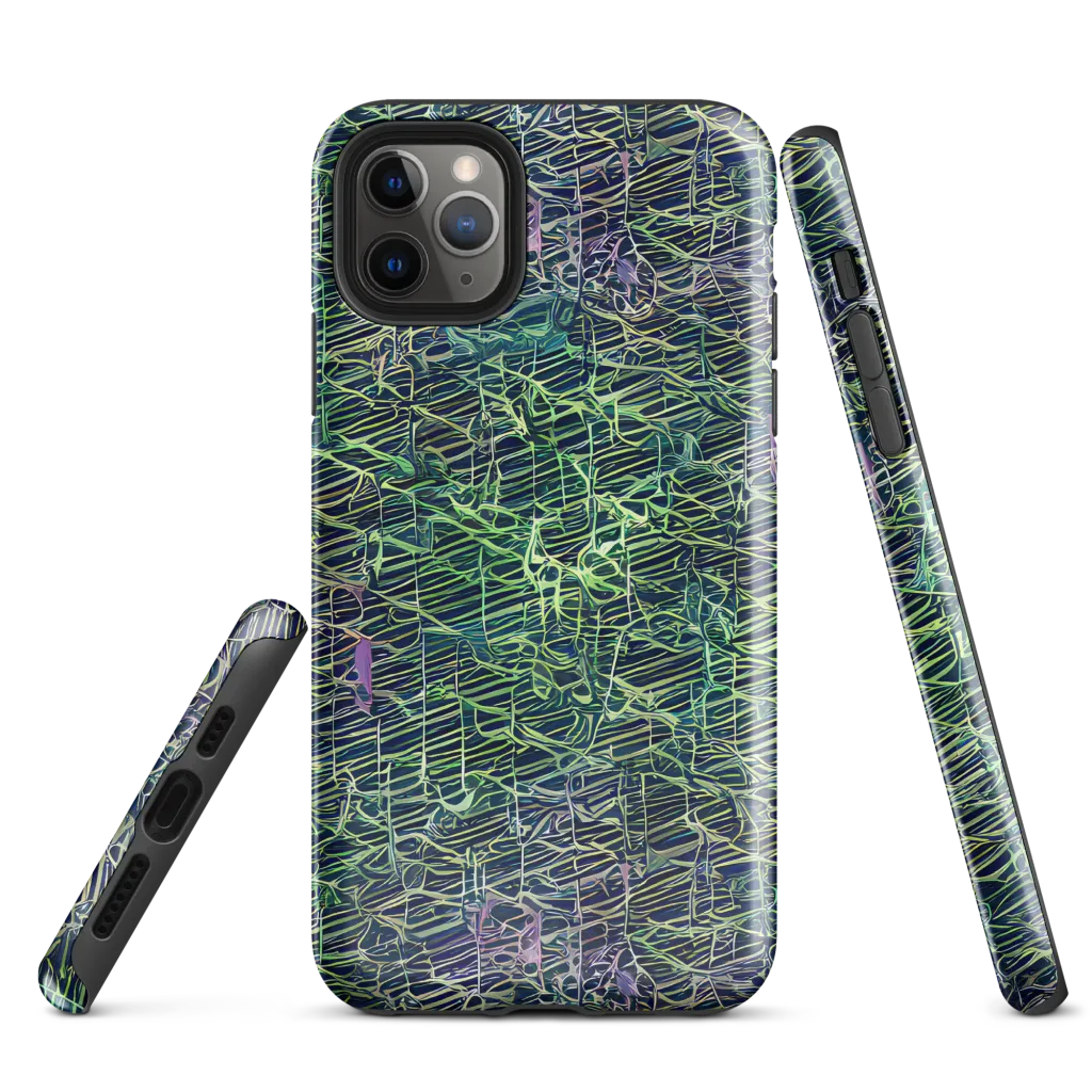 Abyssal Lines on Tough Case for iPhone® — Front