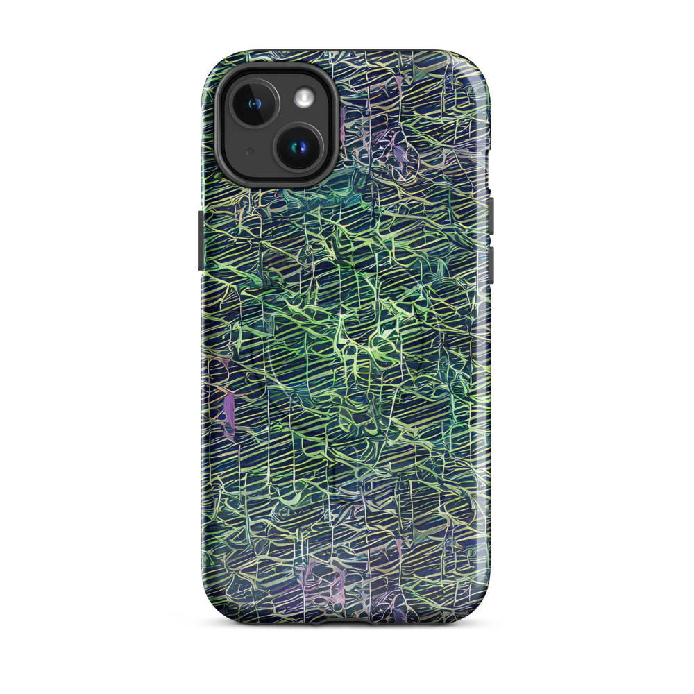 Abyssal Lines on MagSafe Tough Case for iPhone® — Front