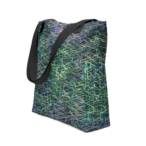 Abyssal Lines on a Tote Bag