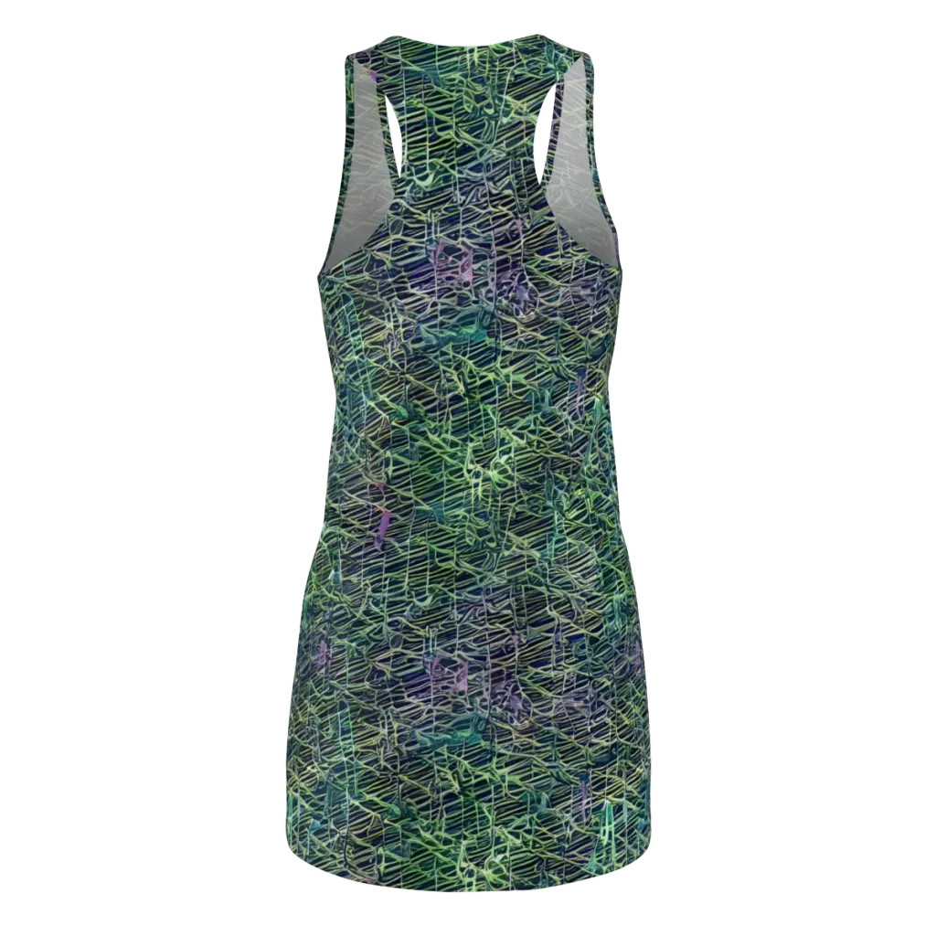Abyssal Lines on Racerback Dress — Back