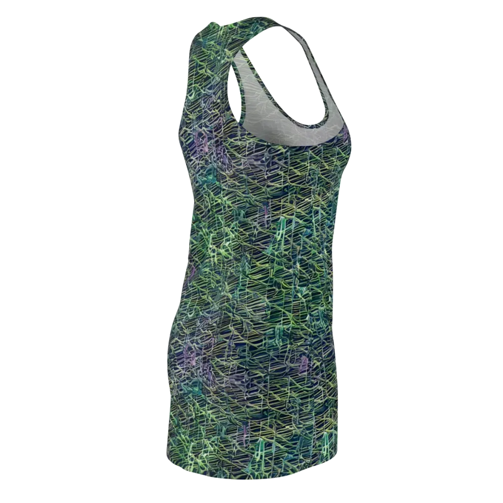 Abyssal Lines on Racerback Dress — Back Side