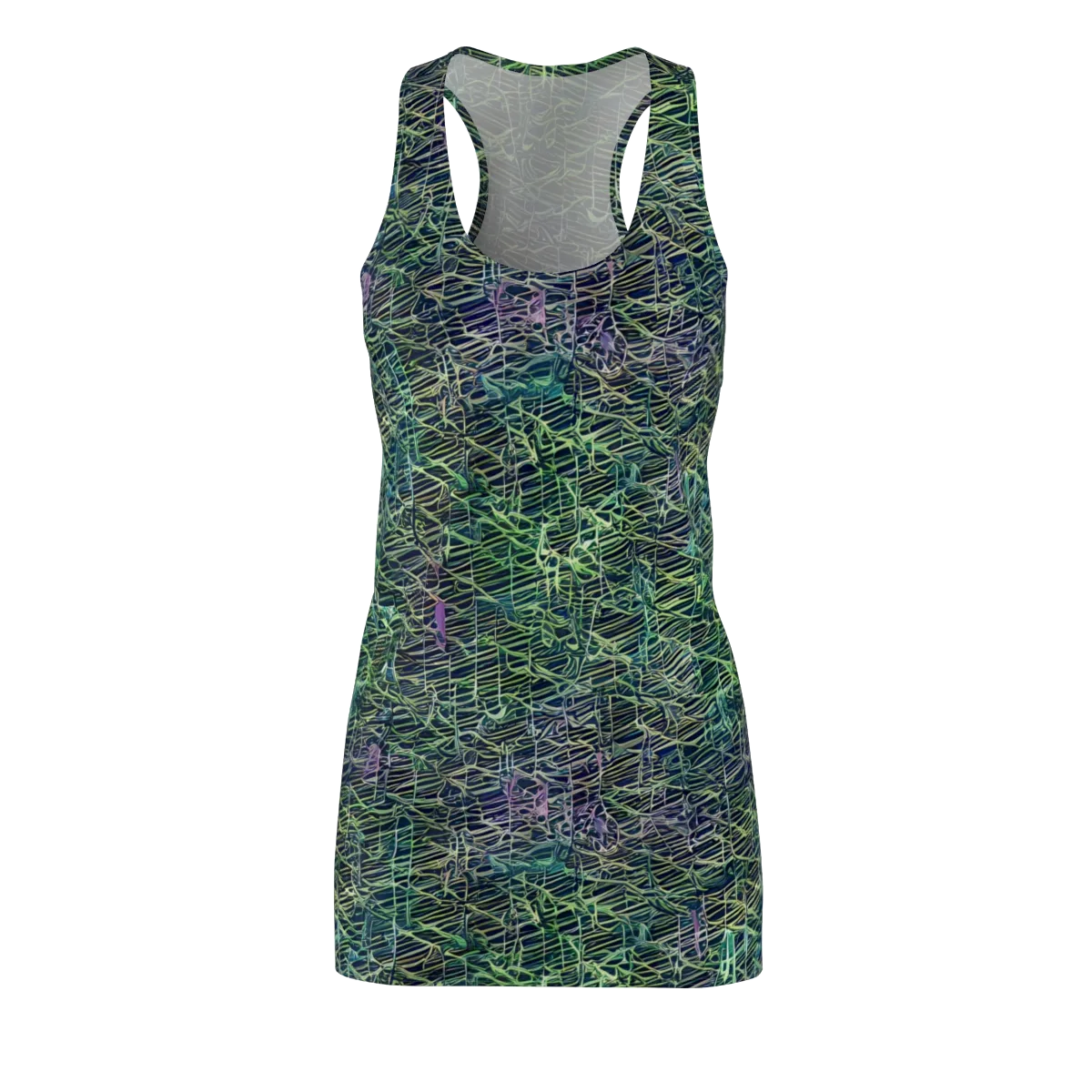 Abyssal Lines on Racerback Dress — Front