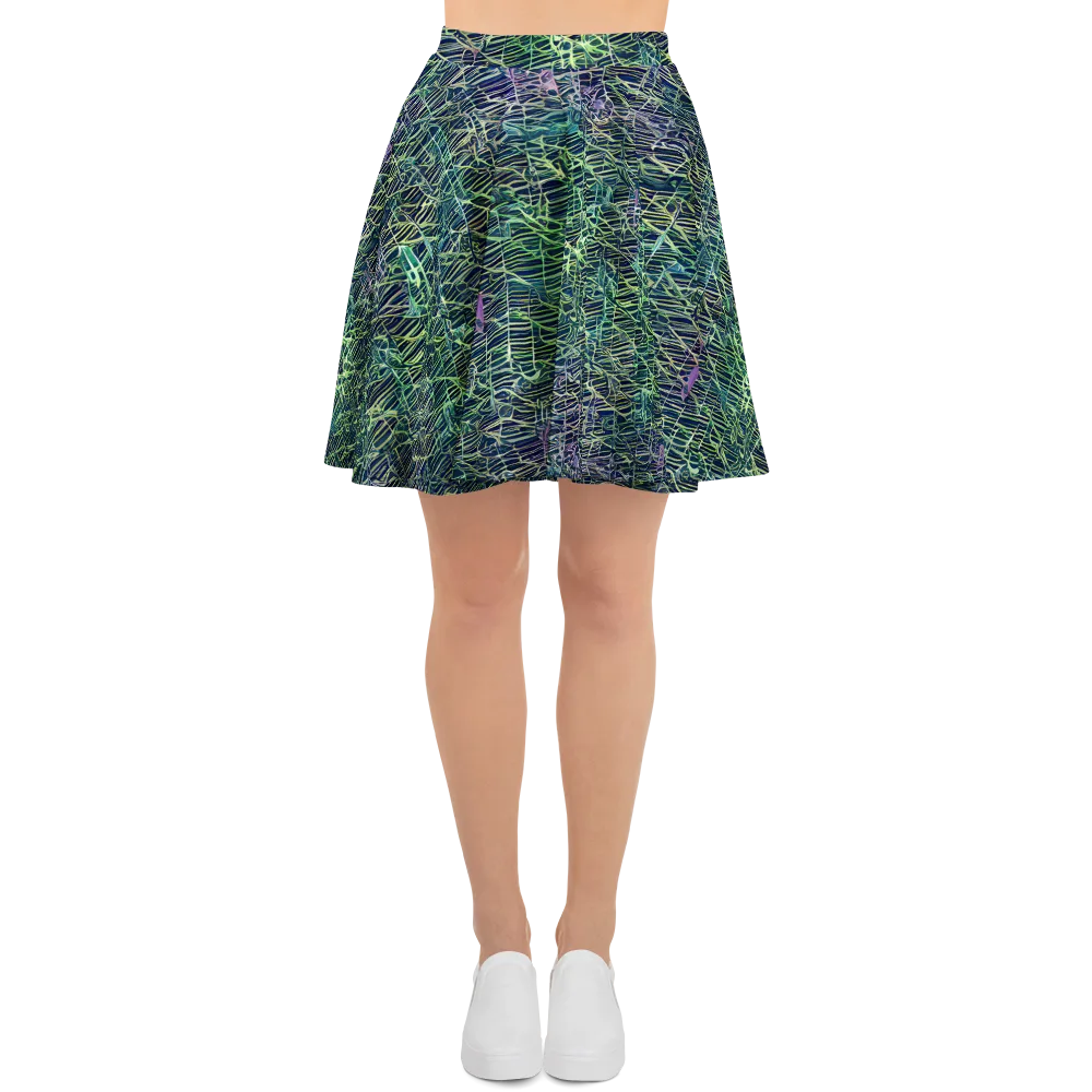 Abyssal Lines on Skater Skirt — Front