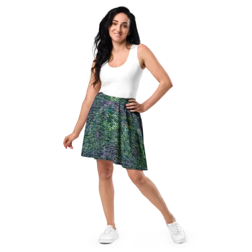 Abyssal Lines on a Skater Skirt