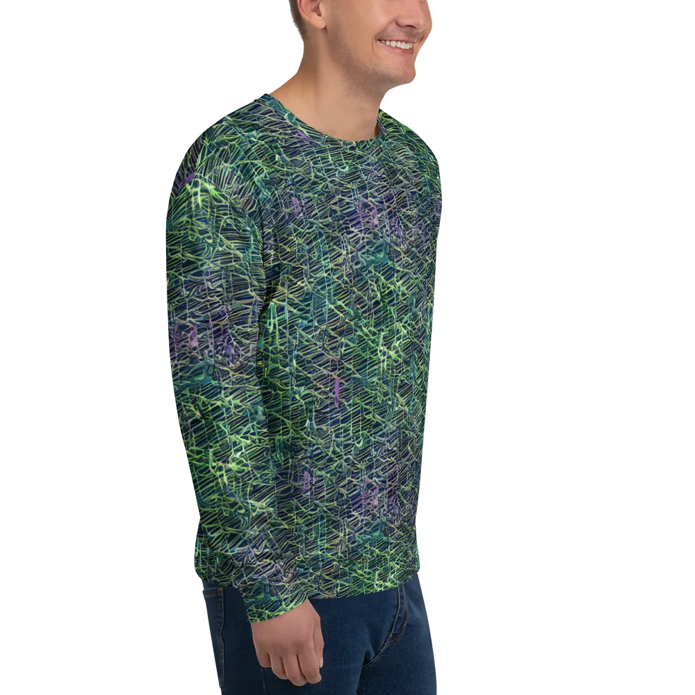 Abyssal Lines on Sweatshirt — Right Front