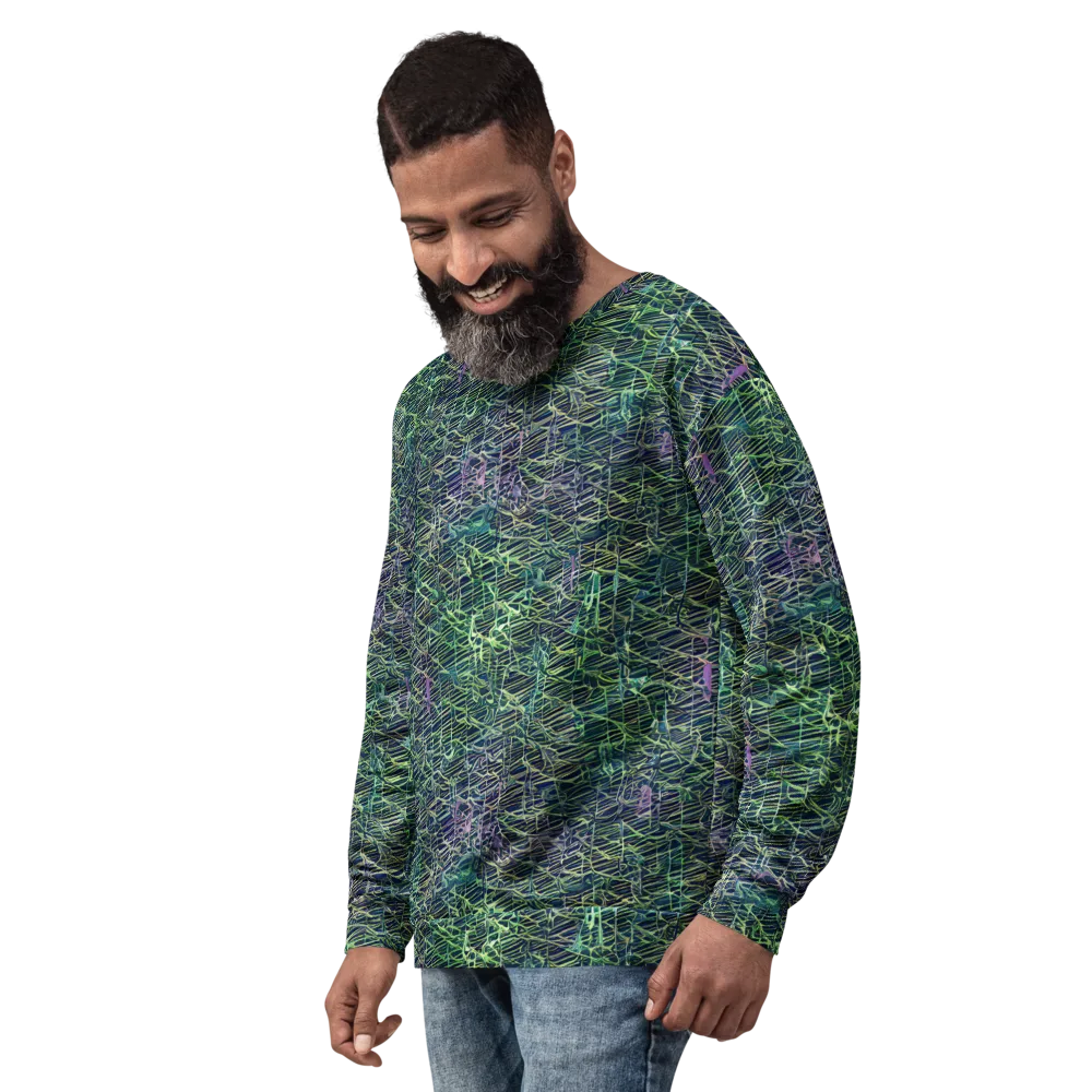 Abyssal Lines on Sweatshirt — Left Front