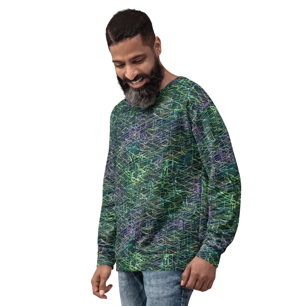 Abyssal Lines on Sweatshirt — Left Front