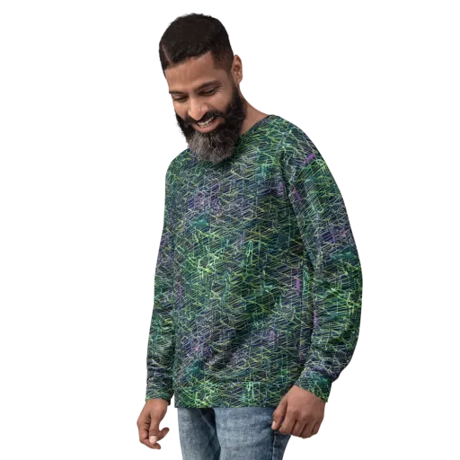 Abyssal Lines on a Sweatshirt