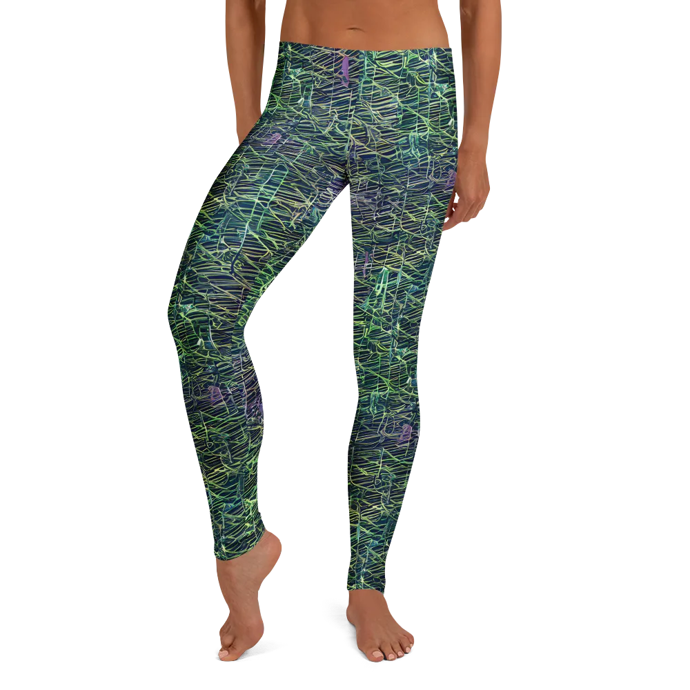 Abyssal Lines on Leggings — Front