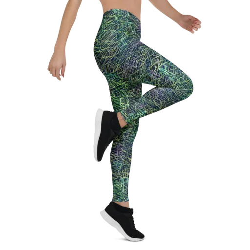 Abyssal Lines on a Leggings
