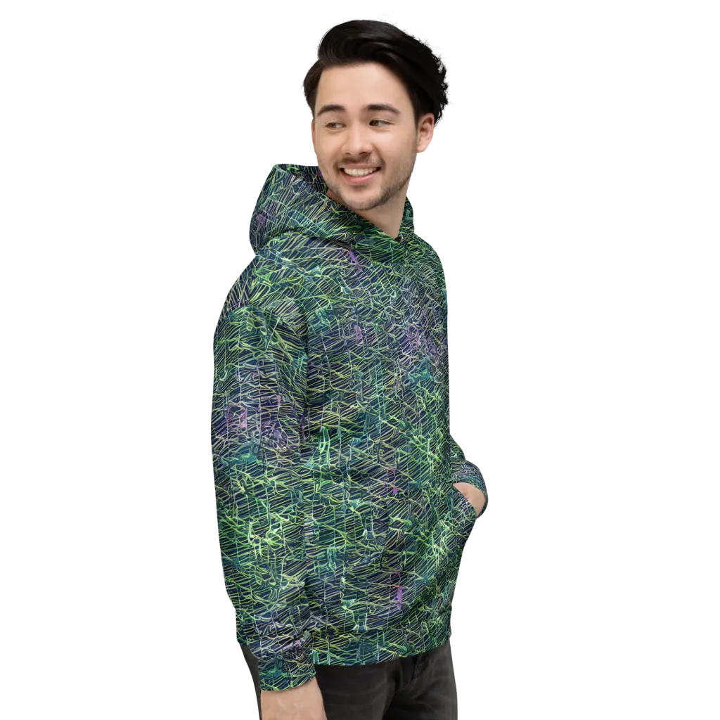 Abyssal Lines on Hoodie — Right