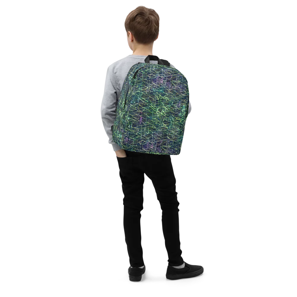 Abyssal Lines on Minimalist Backpack — Right Front