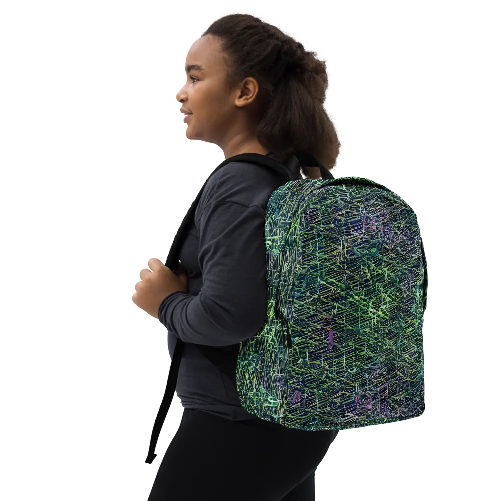 Abyssal Lines on Minimalist Backpack — Right Front