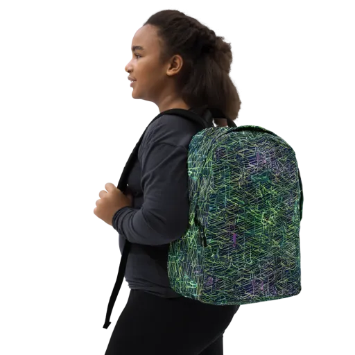 Abyssal Lines on a Minimalist Backpack