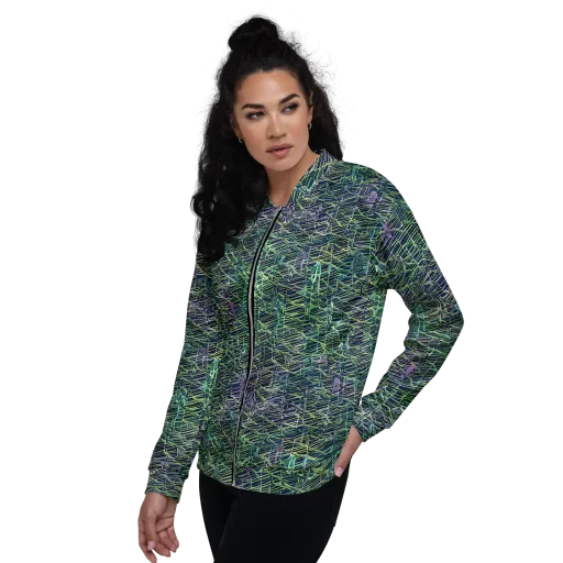 Abyssal Lines on a Bomber Jacket