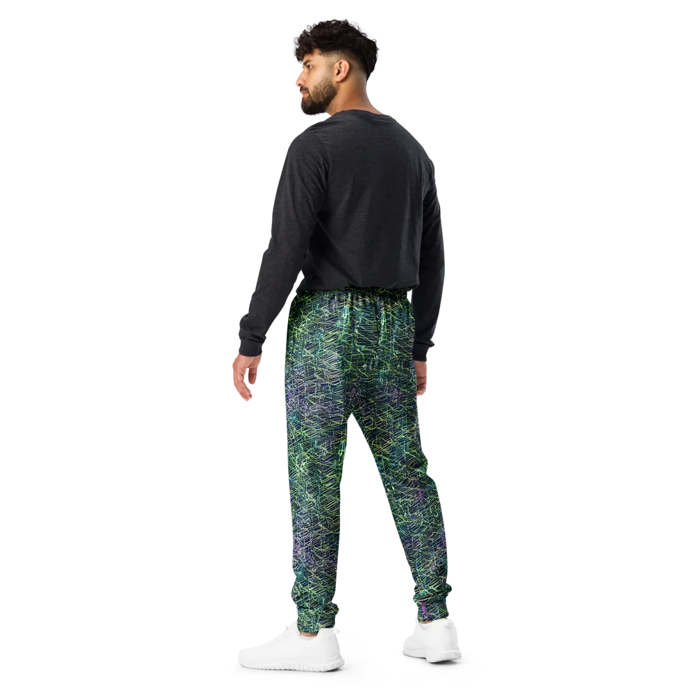 Abyssal Lines on Men's Joggers — Back
