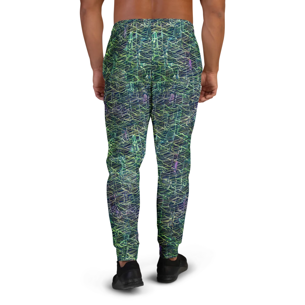Abyssal Lines on Men's Joggers — Back