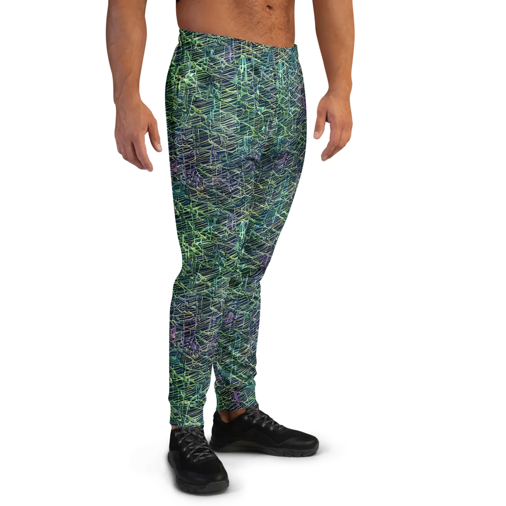 Abyssal Lines on Men's Joggers — Right