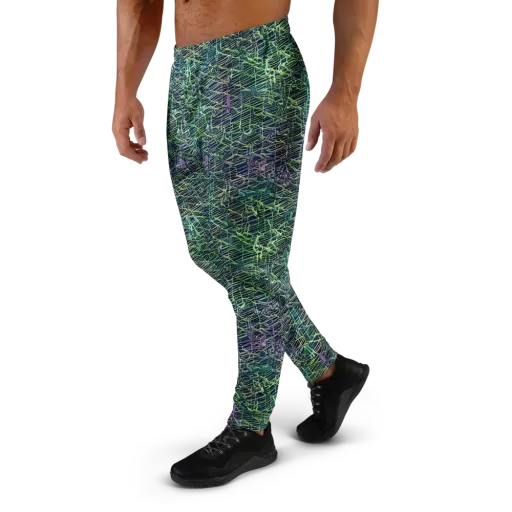 Abyssal Lines on a Men's Joggers