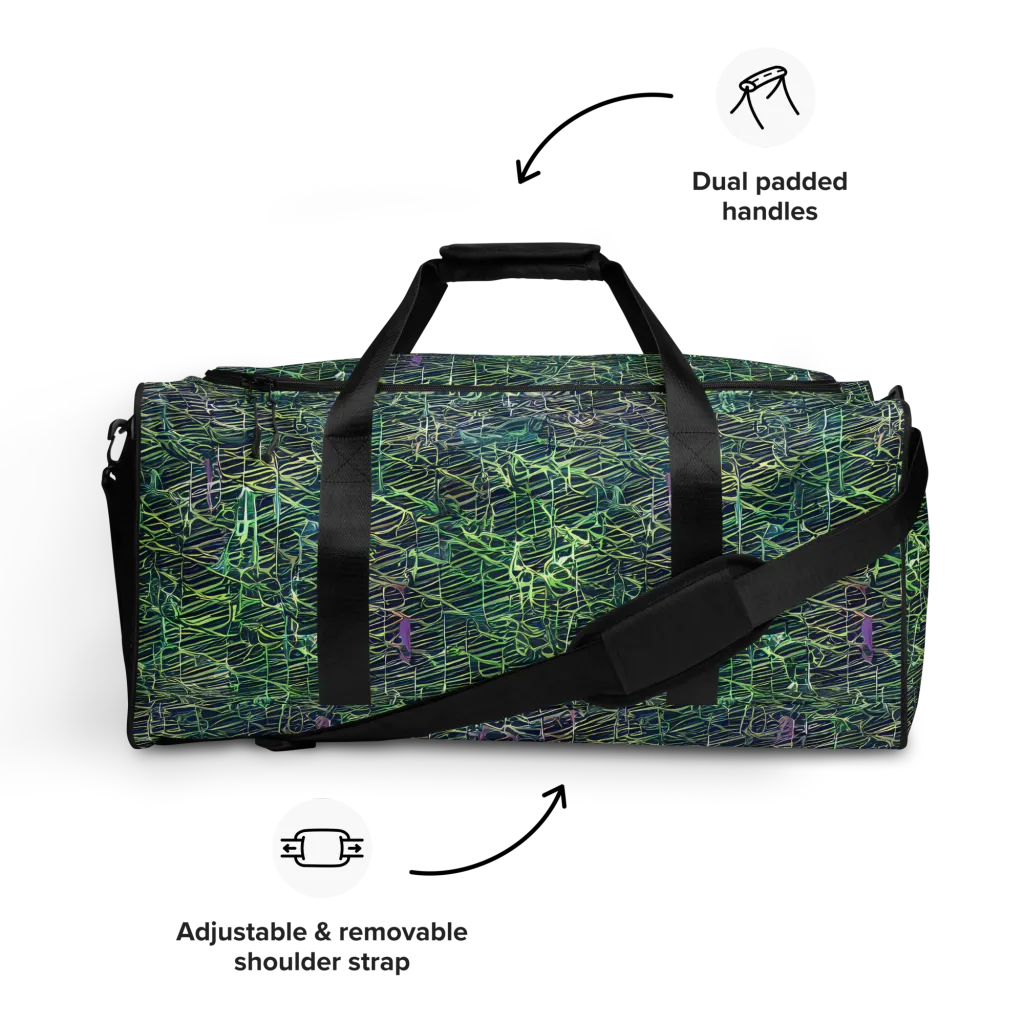 Abyssal Lines on Duffle Bag — Front