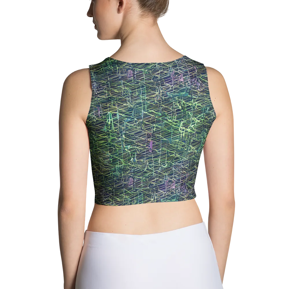 Abyssal Lines on Crop Top — Back