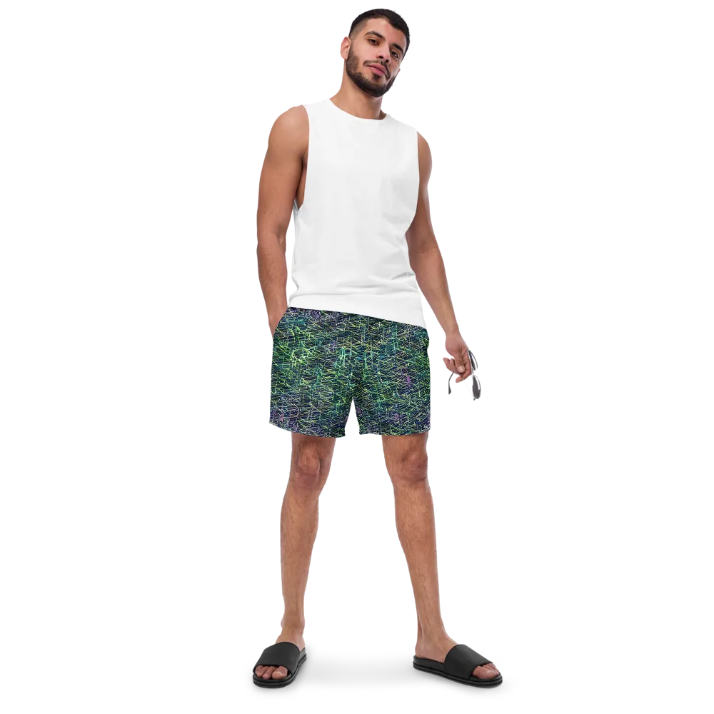 Abyssal Lines on Swim Trunks — Front