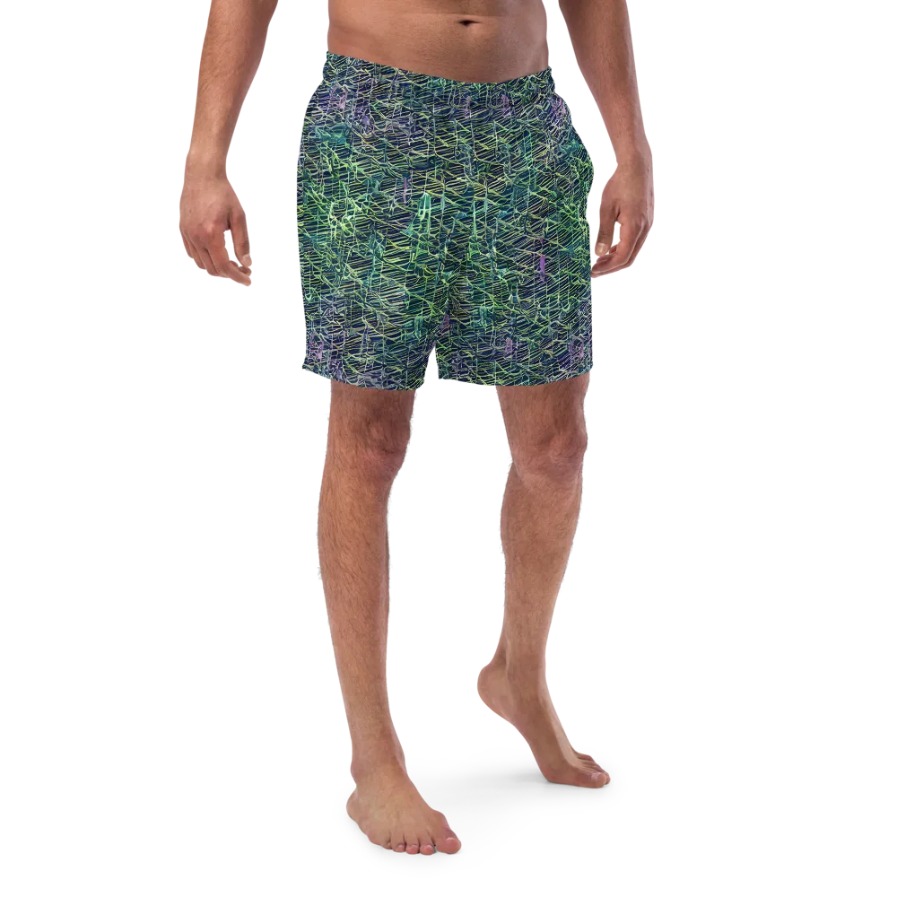 Abyssal Lines on Swim Trunks — Front
