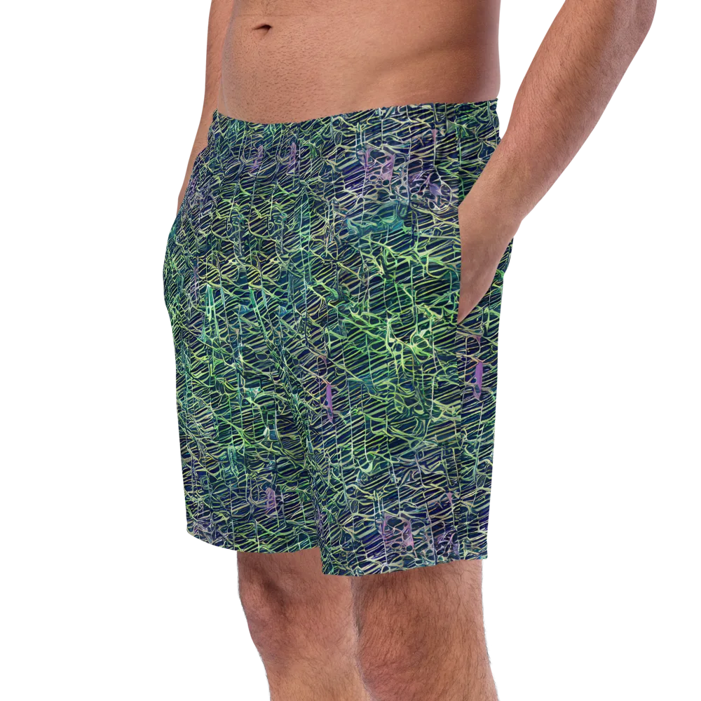 Abyssal Lines on Swim Trunks — Left Front
