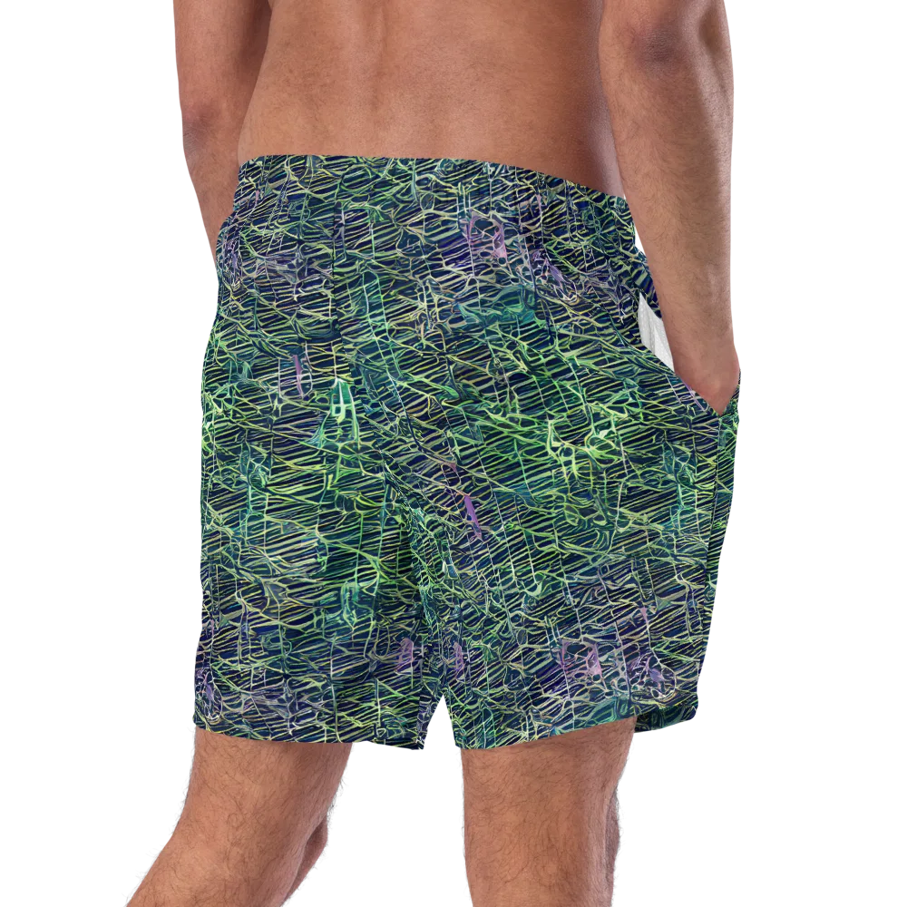Abyssal Lines on Swim Trunks — Right Back