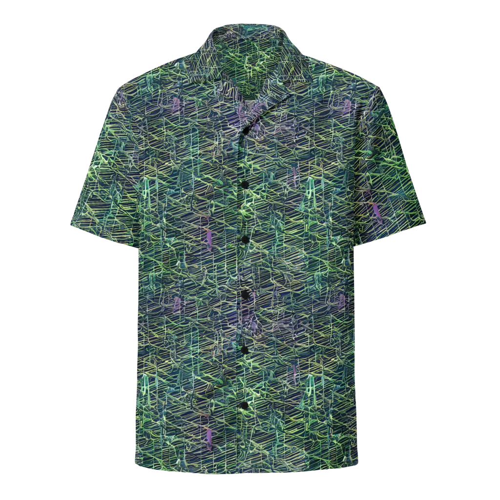 Abyssal Lines on Button Shirt — Front