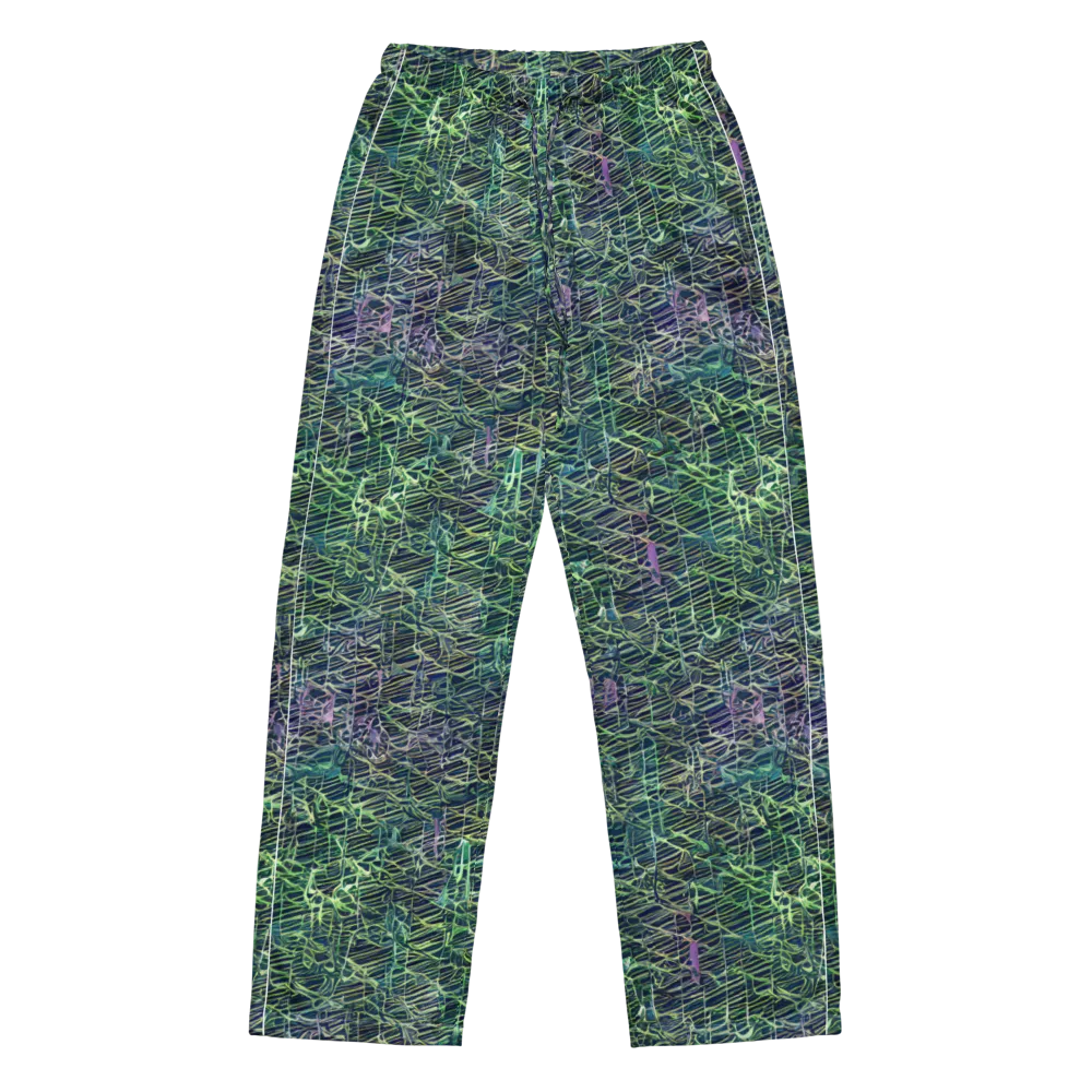 Abyssal Lines on Women's Pajama Pants — Front