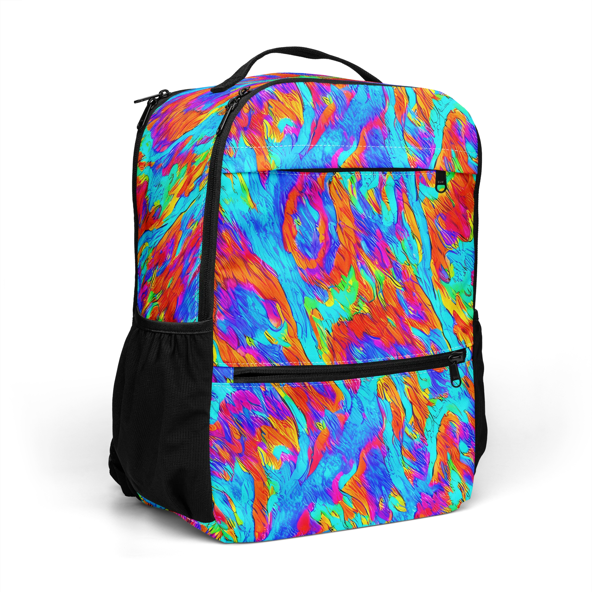 Caribbean Static on Utility Backpack — Right Front