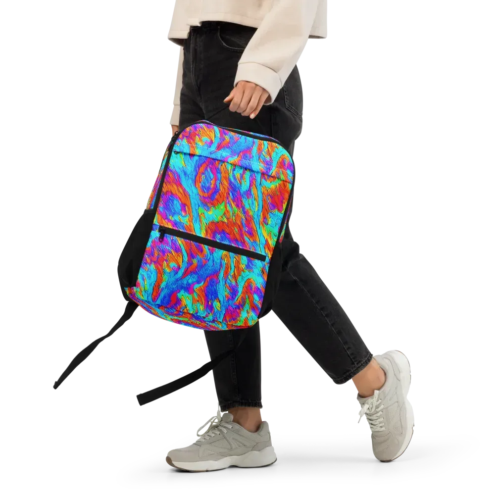 Caribbean Static on Utility Backpack — Front