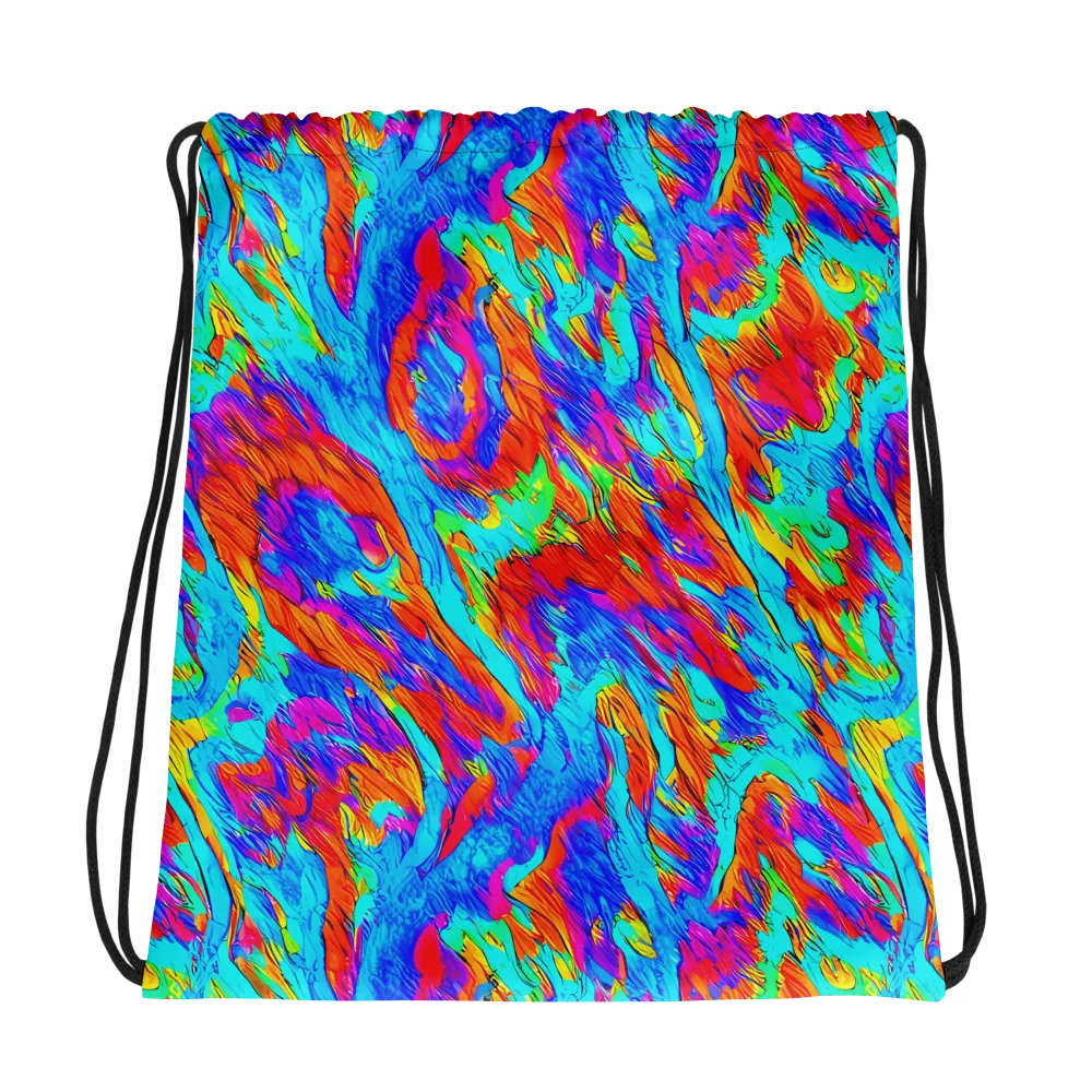 Caribbean Static on Drawstring Bag — Photo