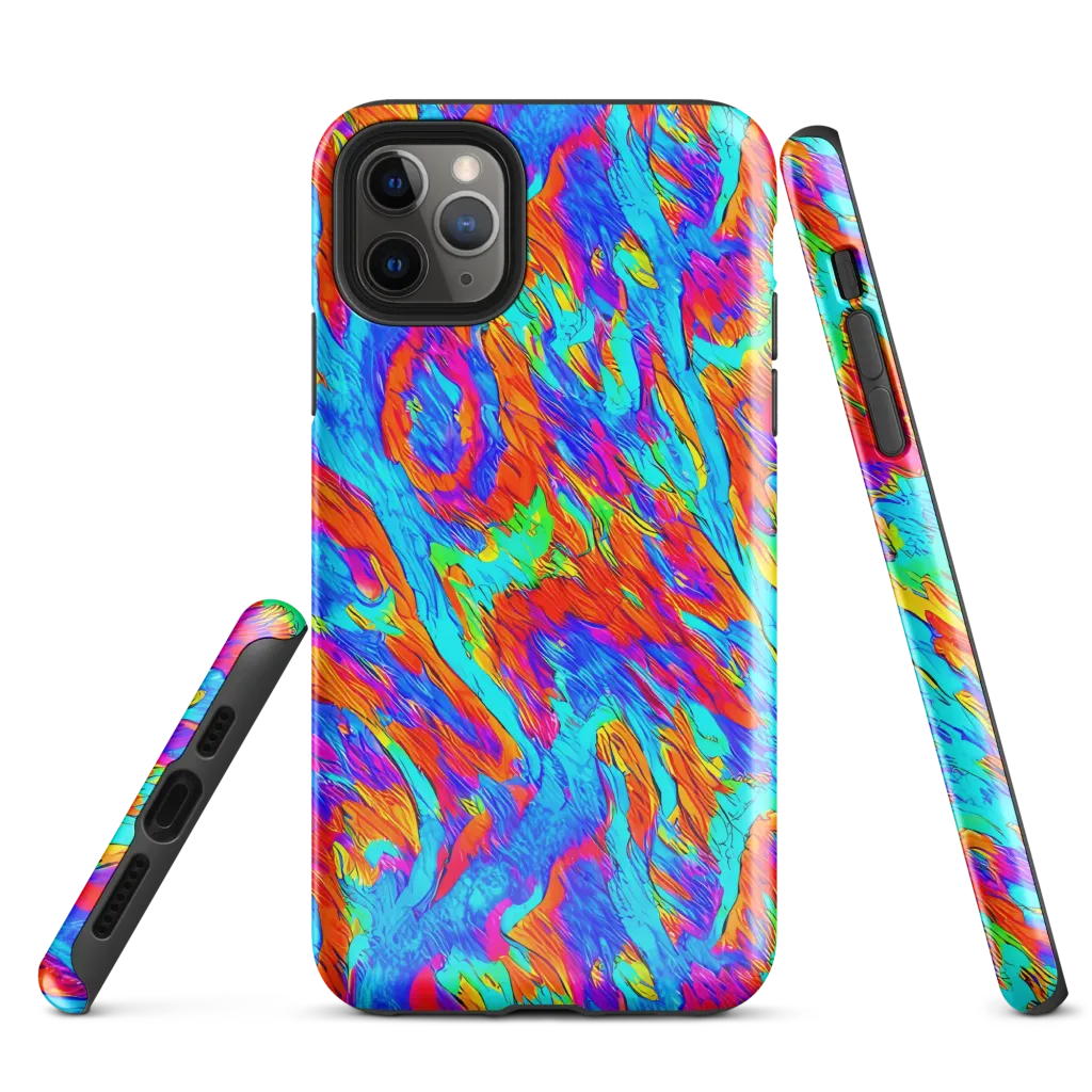 Caribbean Static on Tough Case for iPhone® — Front
