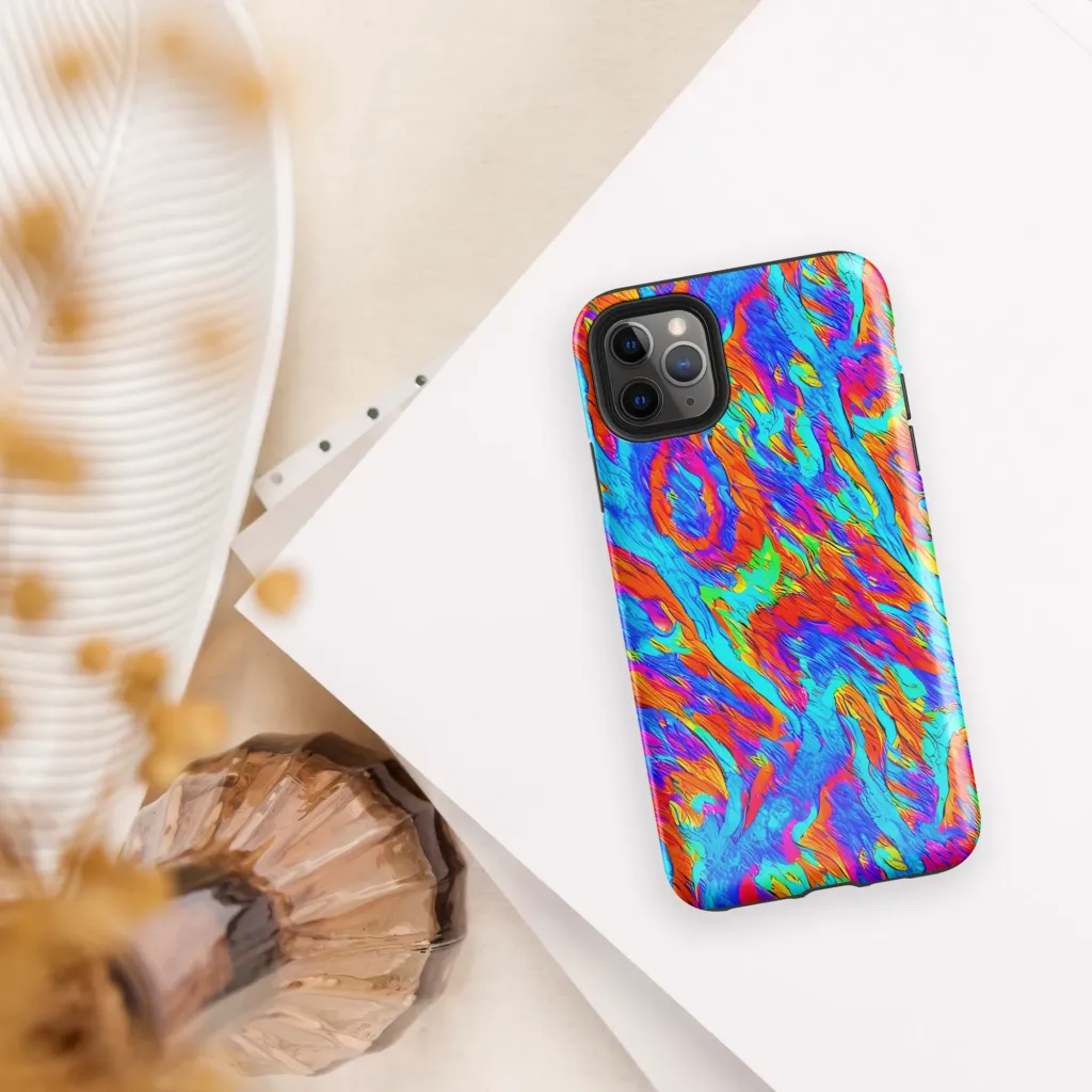 Caribbean Static on Tough Case for iPhone® — Front