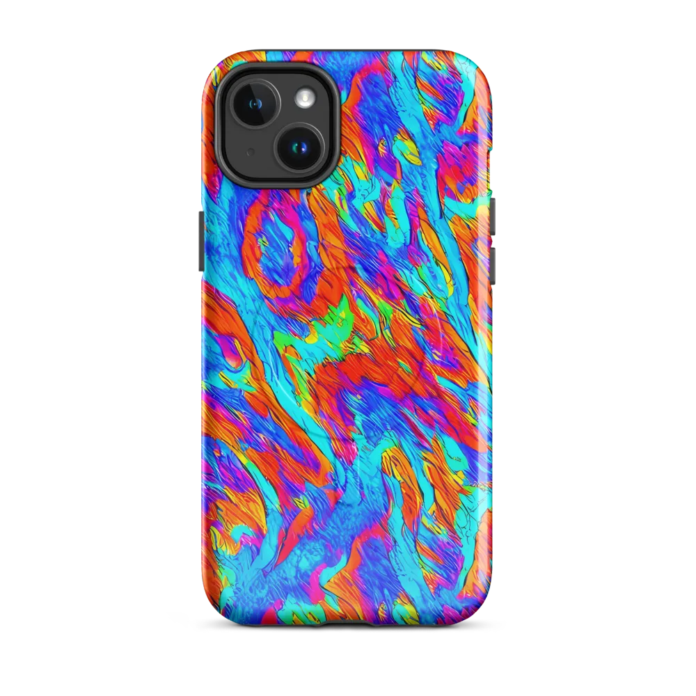 Caribbean Static on MagSafe Tough Case for iPhone® — Front