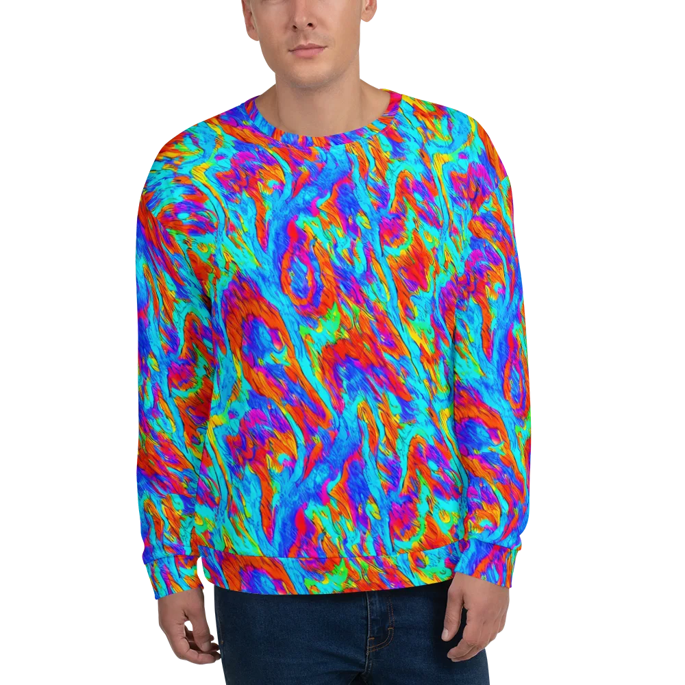 Caribbean Static on Sweatshirt — Front