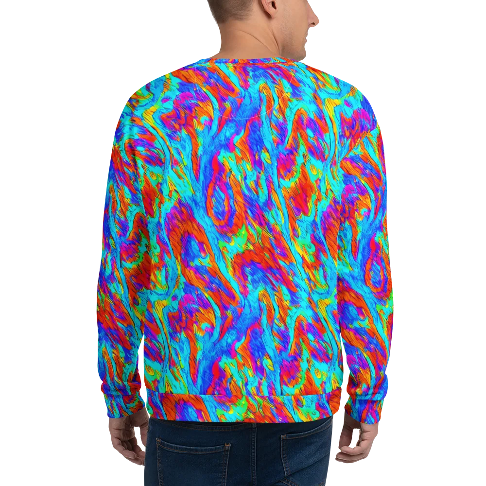 Caribbean Static on Sweatshirt — Back