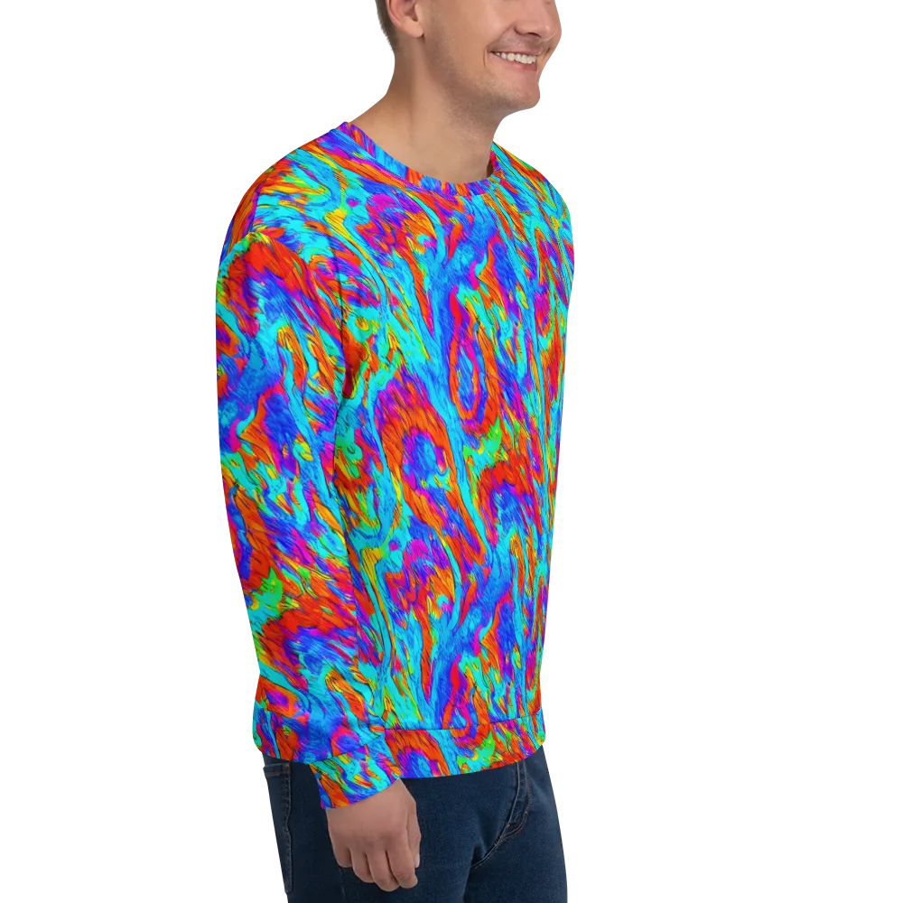 Caribbean Static on Sweatshirt — Right Front