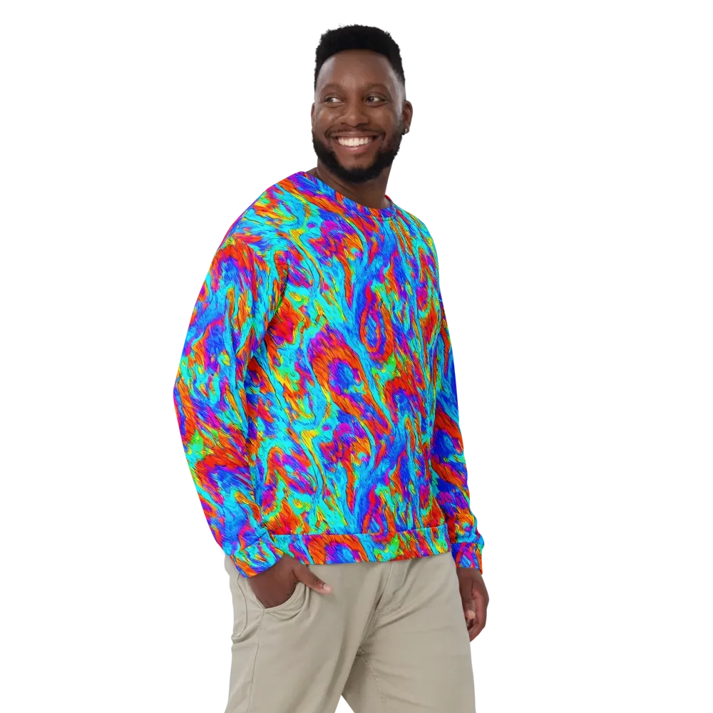 Caribbean Static on Sweatshirt — Front