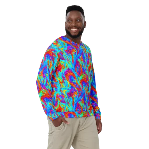Caribbean Static on a Sweatshirt