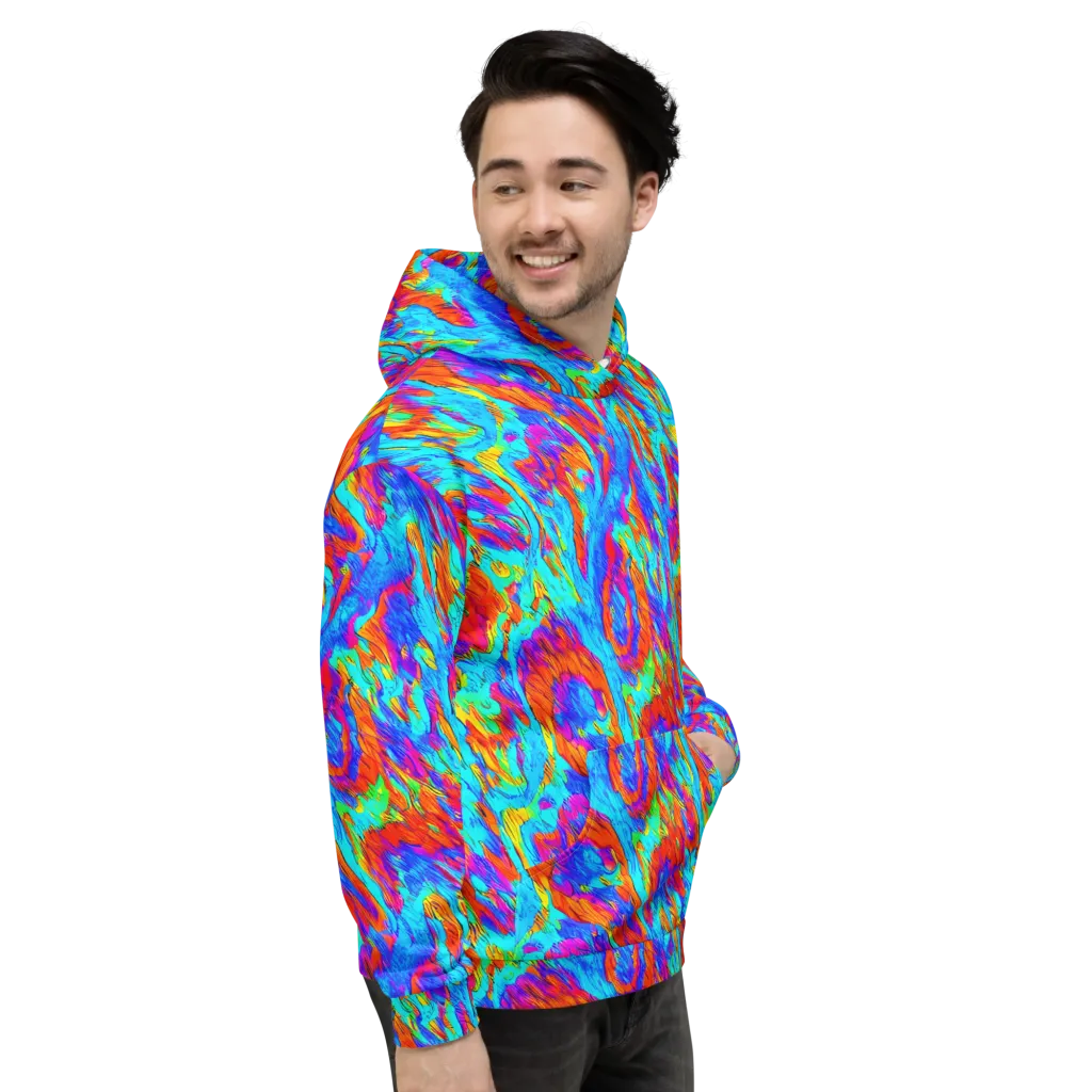 Caribbean Static on Hoodie — Right