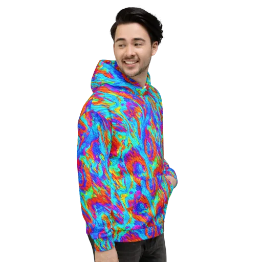 Caribbean Static on a Hoodie
