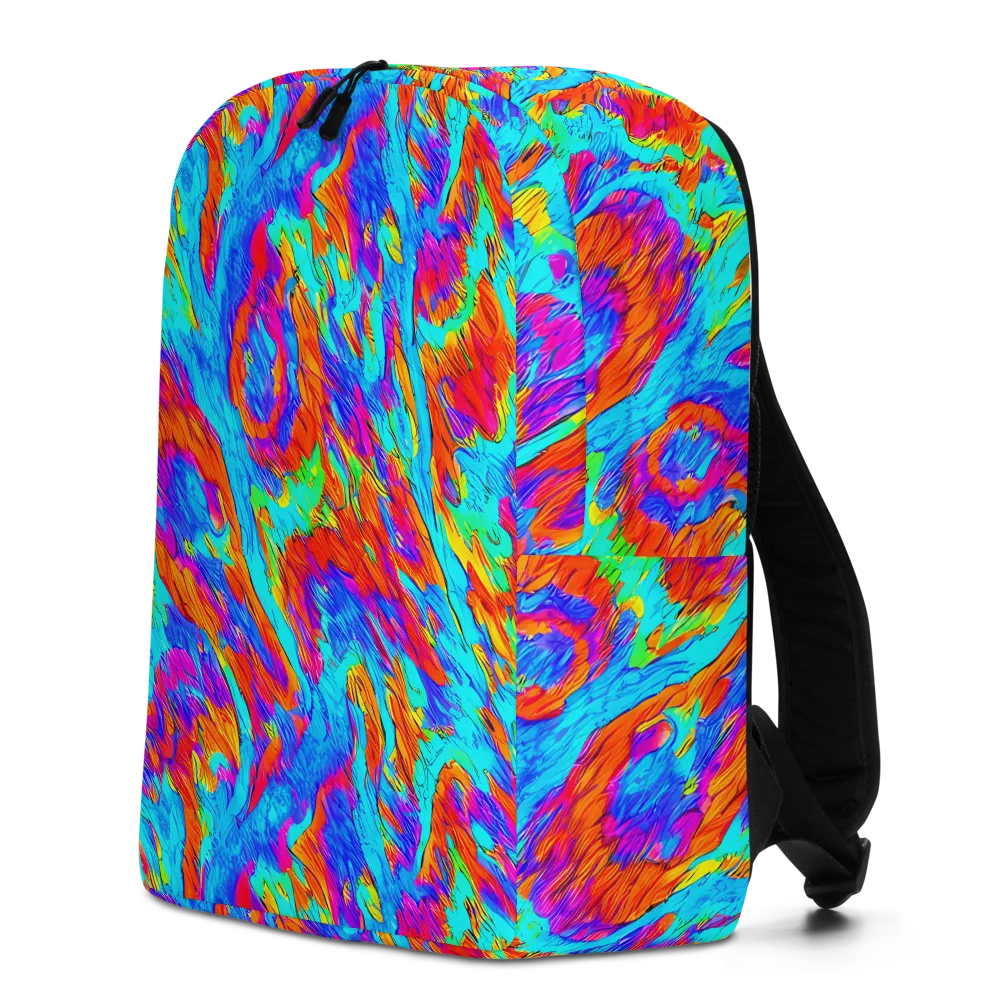 Caribbean Static on Minimalist Backpack — Left