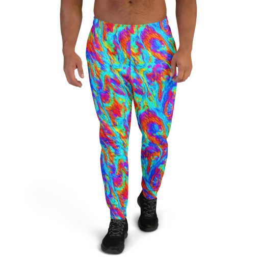 Caribbean Static on a Men's Joggers