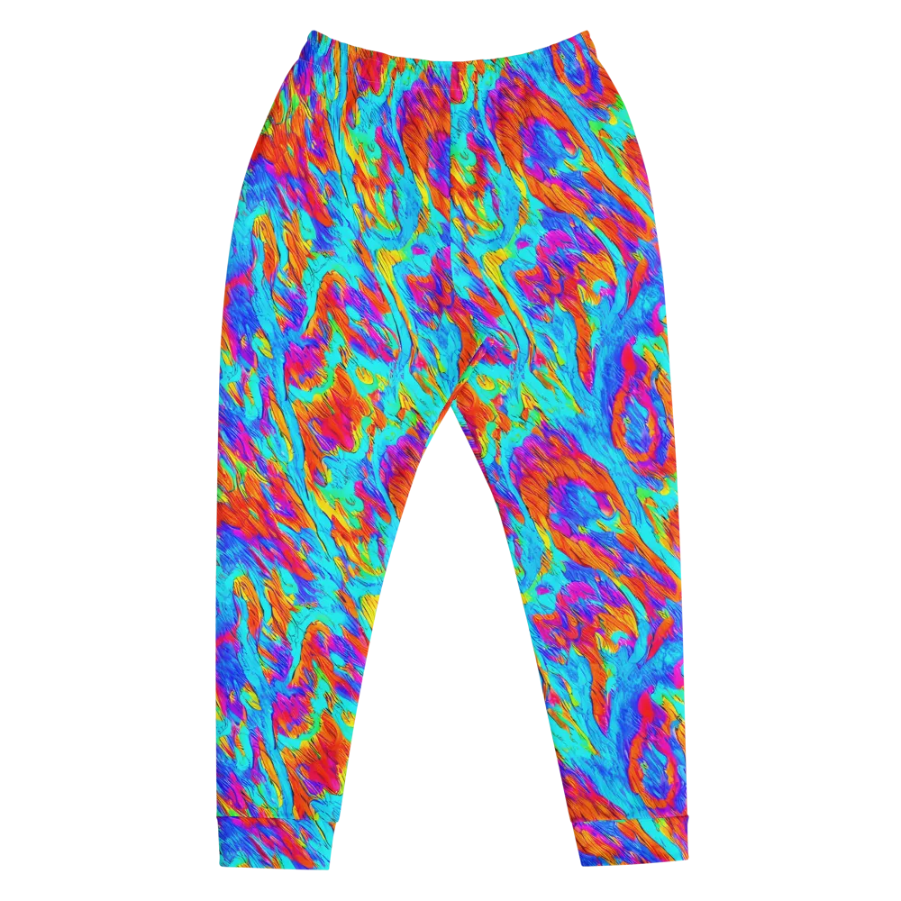 Caribbean Static on Men's Joggers — Front
