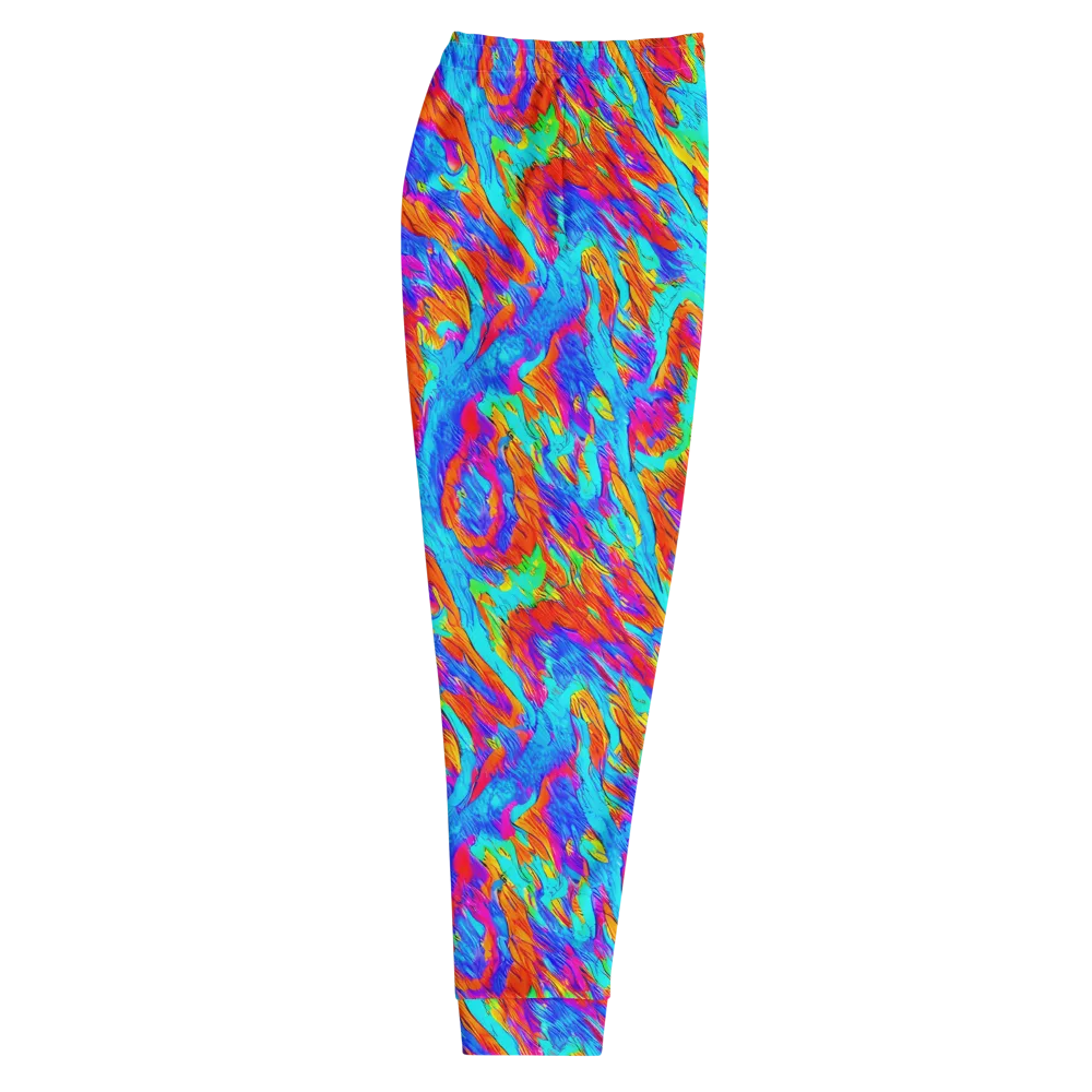 Caribbean Static on Men's Joggers — Right